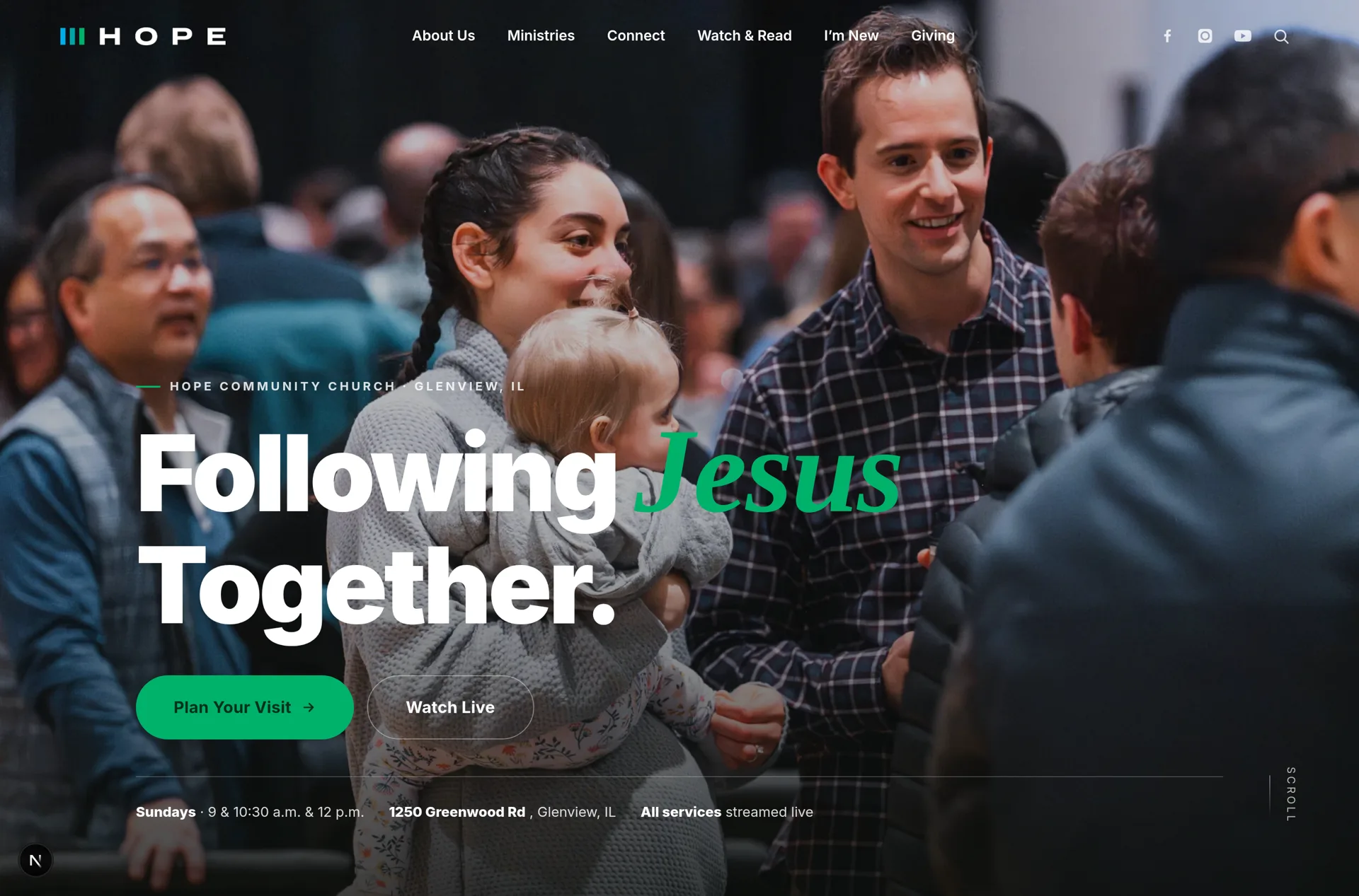 hopecommunity.net home page: Following Jesus Together