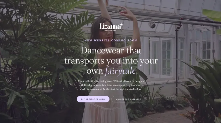 Lizanna dancewear website