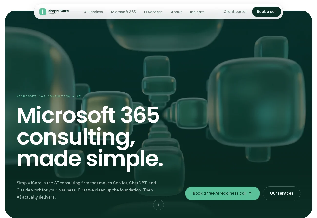 Simply iCard website