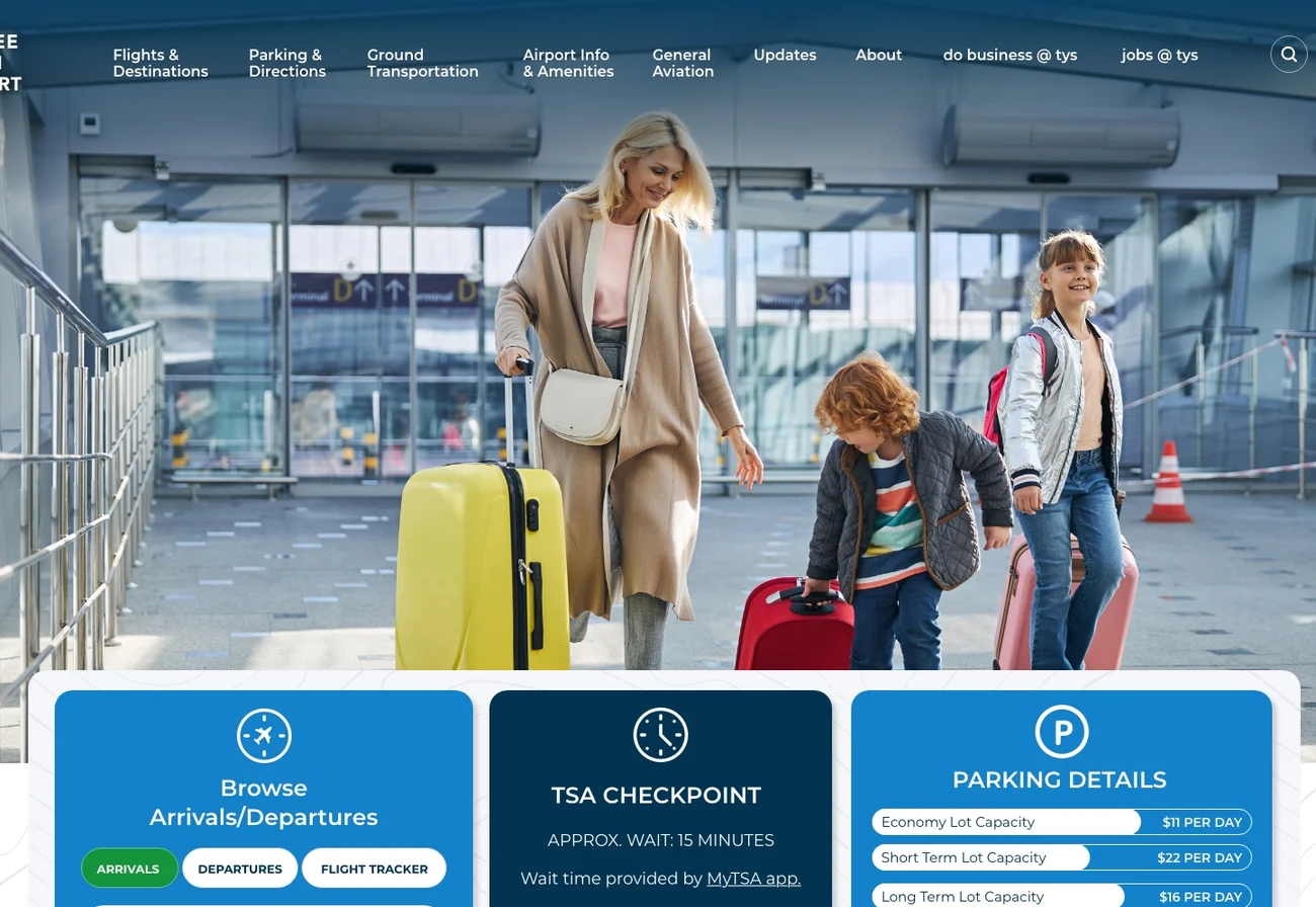 McGhee Tyson website